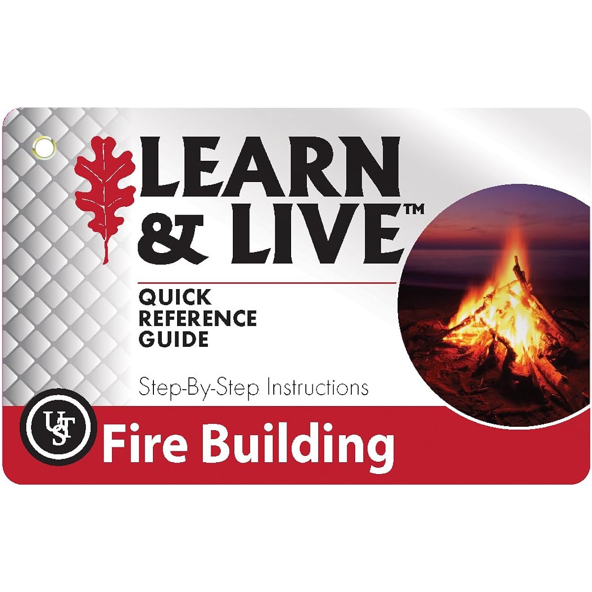 Ultimate Survival Fire Building Cards [How to Make a Fire] Lifeguard Cards / Learning Tools Portable Outdoor Camping Mountaineering UST