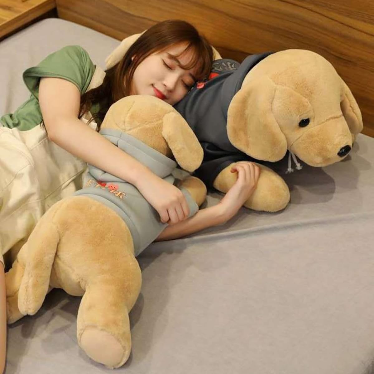 [LSDZW] Toy Dog Plush Toy Lifelike Dog Body Pillow Birthday Gift Side Sleeping Pillow Large Gift Plush Dog Washable Animal Plush Toy Birth Animal Interior Girl Celebration Fluffy 60cm Comfortable Dog Cute Miscellaneous Goods Style 2 Animal Cushion