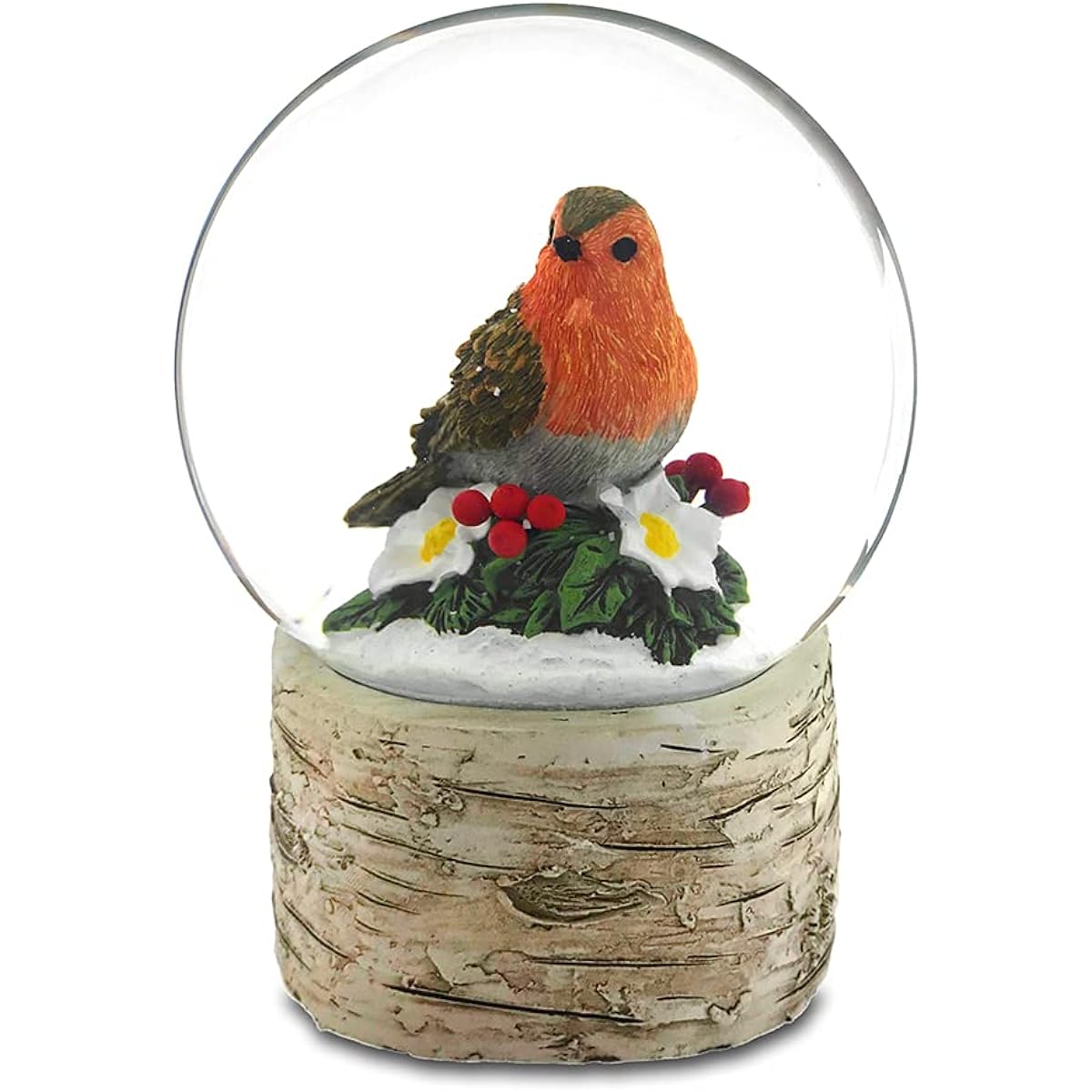 San Francisco Music Box Company Holly Snowdome