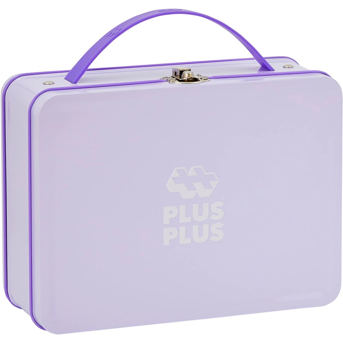 Plus-Plus 600 Creative Building Blocks Pastel Metal Box