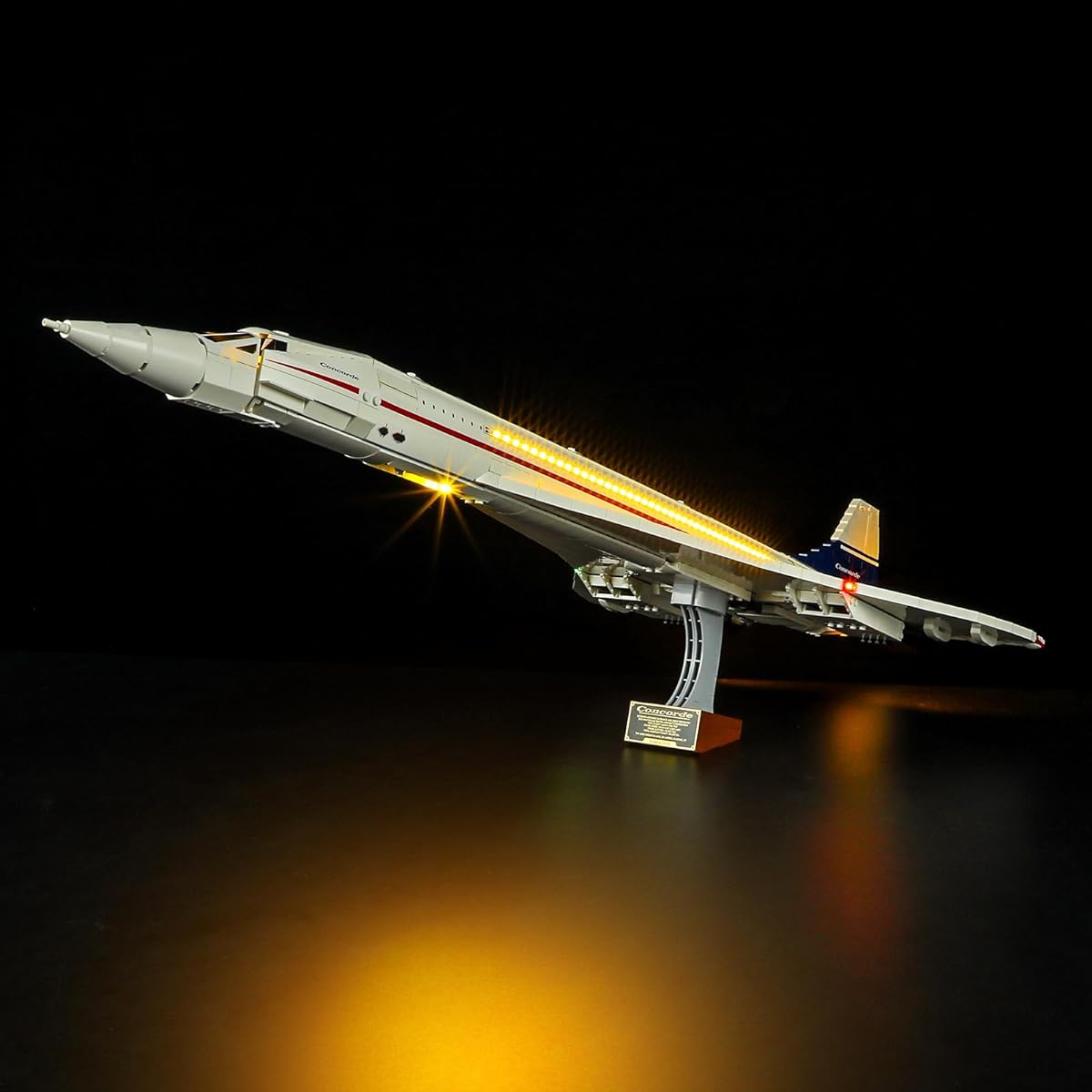 BRIKSMAX Lighting Kit for Lego Icon Concorde - Compatible with Lego 10318 Building Set - Lego Set Not Included