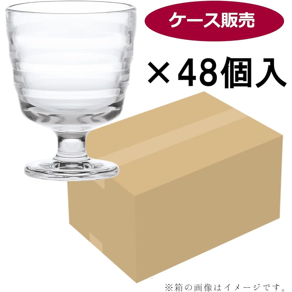 Toyo Sasaki Glass Free Glass Lulac Made in Japan Dishwasher Safe (Sold in Case) Clear Approx. 240ml P-53201-JAN Set of 48