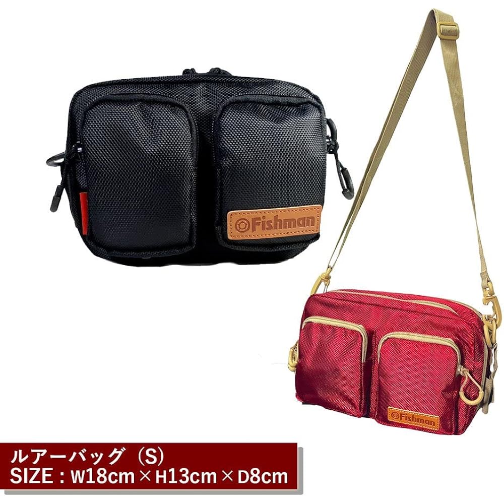 FISHMAN BT-002 Lure Bag Red/Khaki S