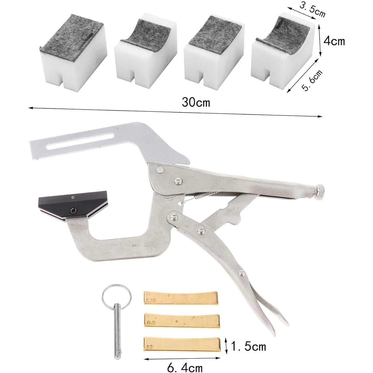 Simhoa Guitar and Bass Fret Press Tool with Fret Insert Repair Tool