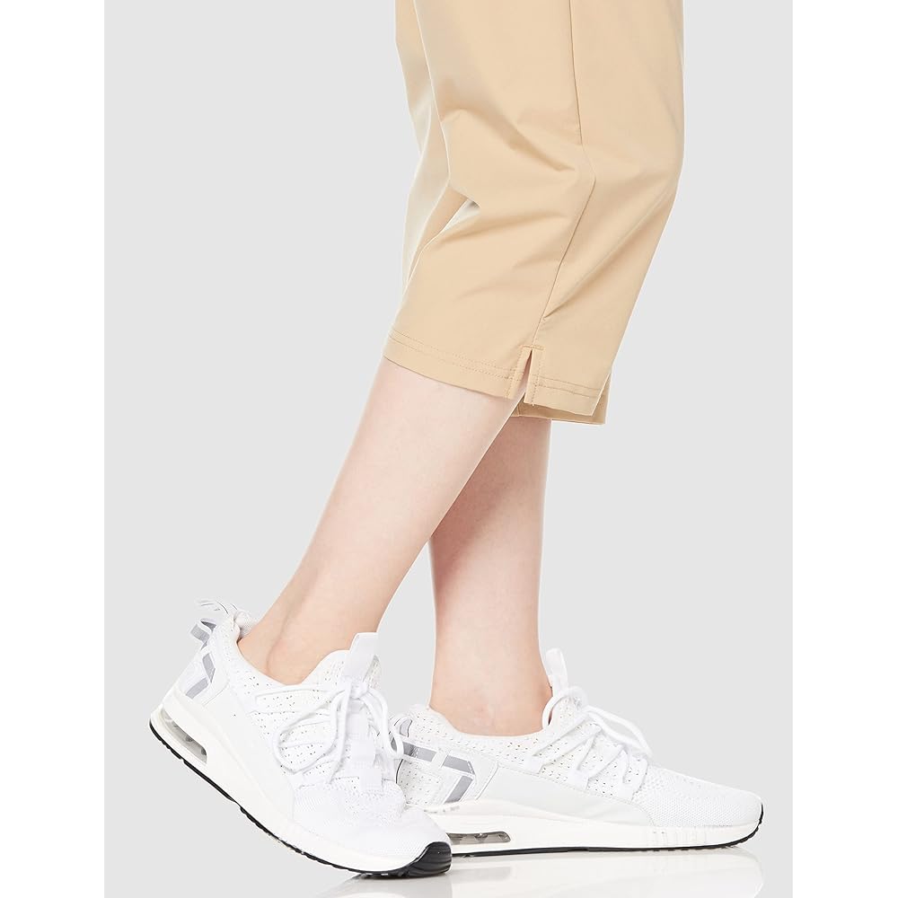 [Le Coq Sportif] Women's 3/4 Length Pants, Training, Stretch, Sweat Absorbent, Quick Drying, Walking