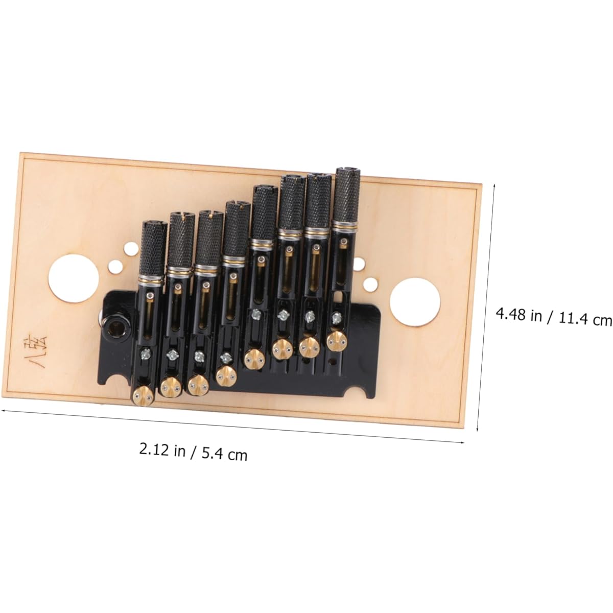 SWOOMEY 8 Strap Saddle Bridge Metal Guitar Guitar Tremolo Bridge Headless Guitar Bridge Strain Plate Bridge Bass Guitar Bridge Electric Guitar Bridge Audio Guitar