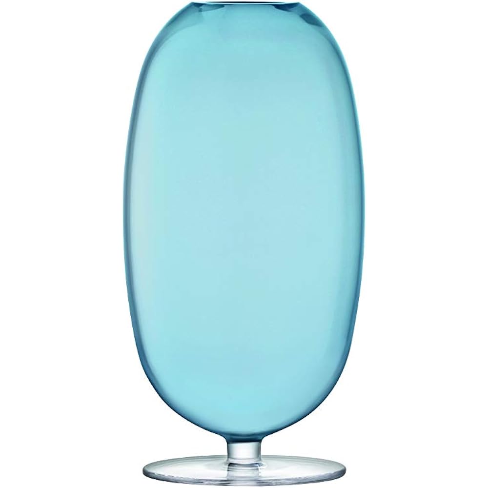 LSA Flower Vase (Vase) Light Blue Height 31cm OLIVIA G1282-31-610
