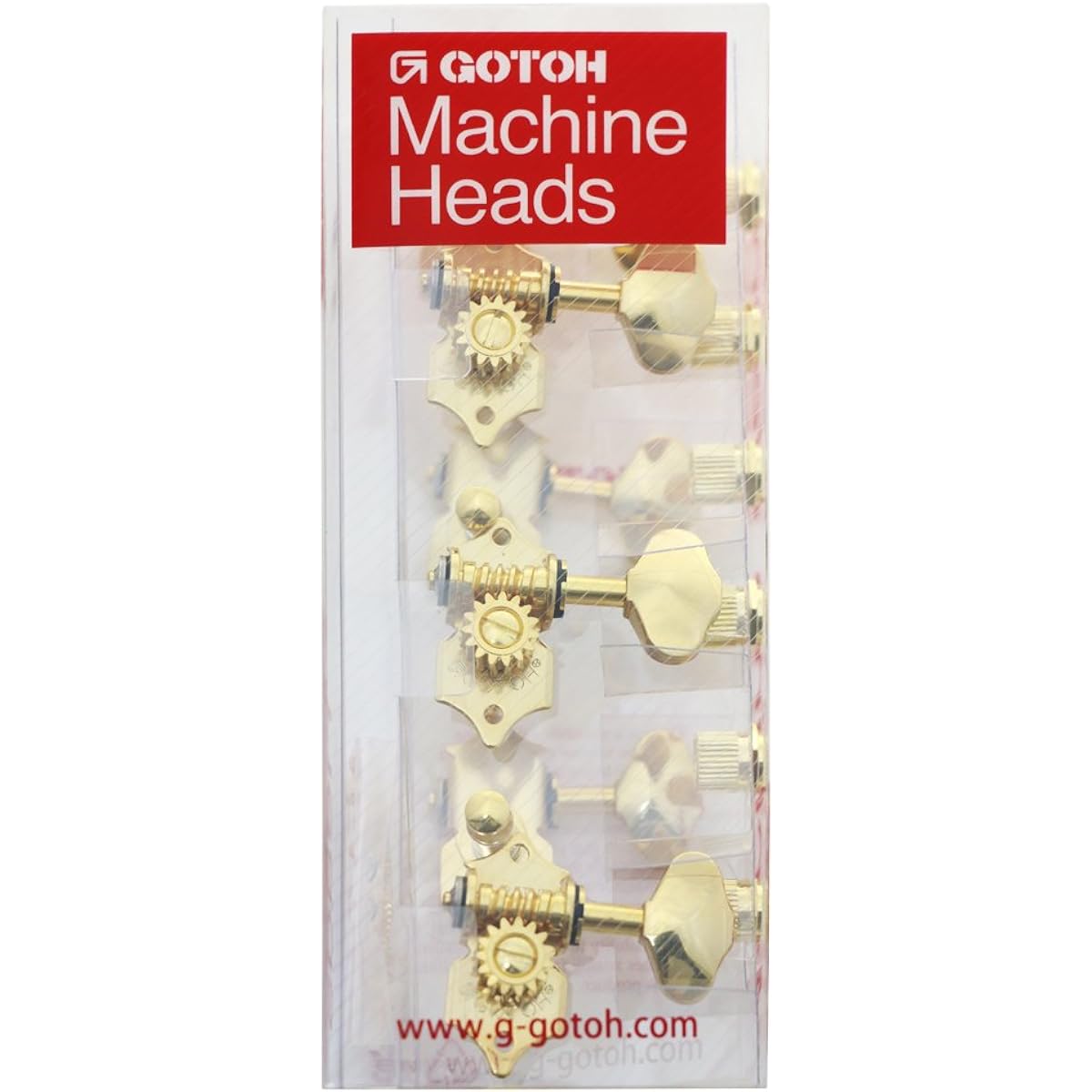GOTOH Guitar Peg Crewson Type Open Gear 06M Button 3+3 Gold (28362GX) SE780-06M-GG
