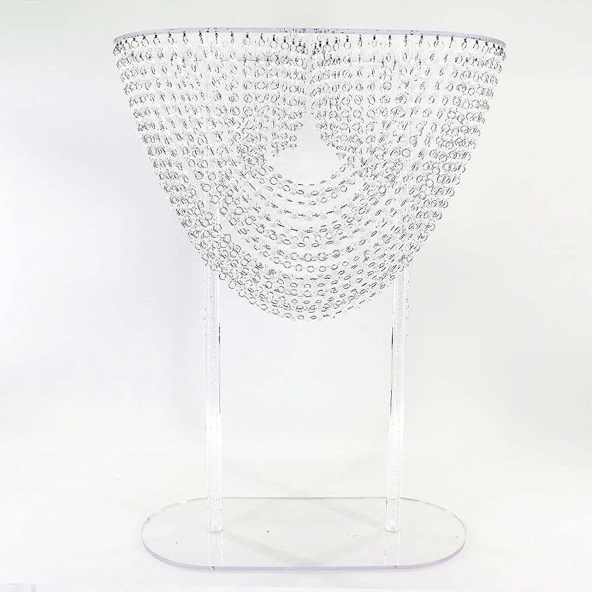 CITNAMOR Wedding Decorations Party Decorations Event Decorations Acrylic Wedding Centerpiece Flower Stand (Acrylic, Tall 80 x 60cm)