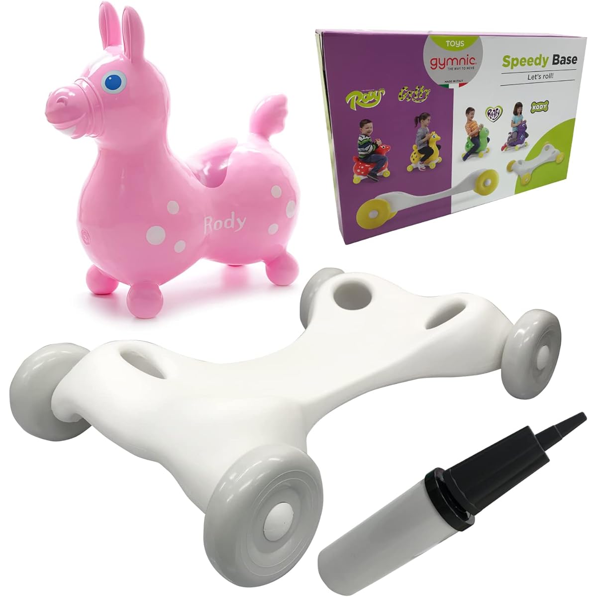 [RODY Speedy Base with pump] RODY Official Distribution Product (Baby Pink)
