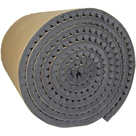 Anti-Noise 5M Family Sound Absorbing Cotton Indoor Anti-Noise Acoustic Panel Cinema Recording Studio Soundproofing Foam Household Goods (Purple) (Black)