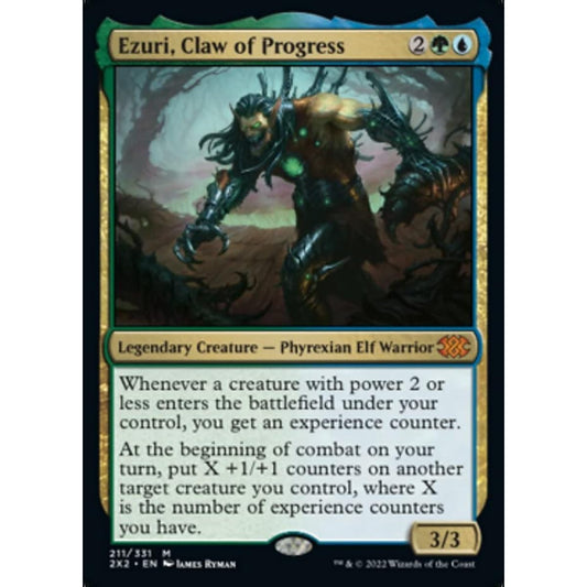 Magic: The Gathering - Ezri, Claws of Progress (211) - Double Masters 2022