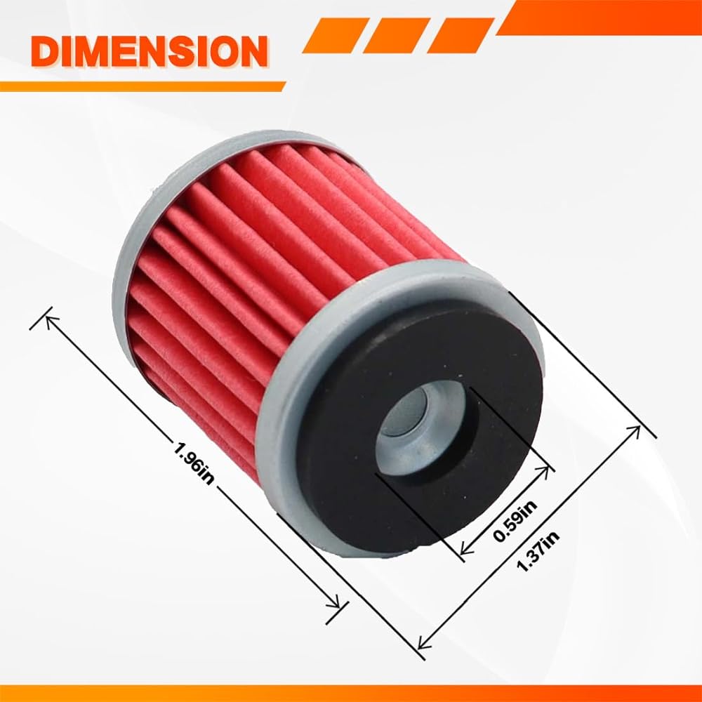 Nakkaa HF140 Oil Filter Replacement for YFZ450 YFZ450R 2004-2017 250 YFM250 2008-2013 Motorcycle Generator 10 Pieces