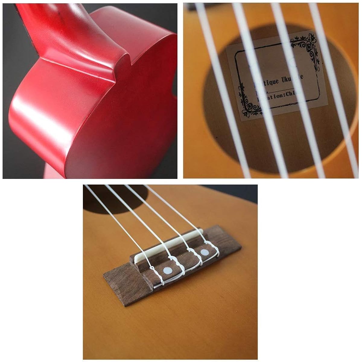 Ukulele 23 Inch Concert Ukulele Uke Hawaii Kids Guitar Gig Bag Pickup Tuner and 1 Extra String for Children Students Beginners with Ukulele Bag (Color: Purple, Size: 23 inches)