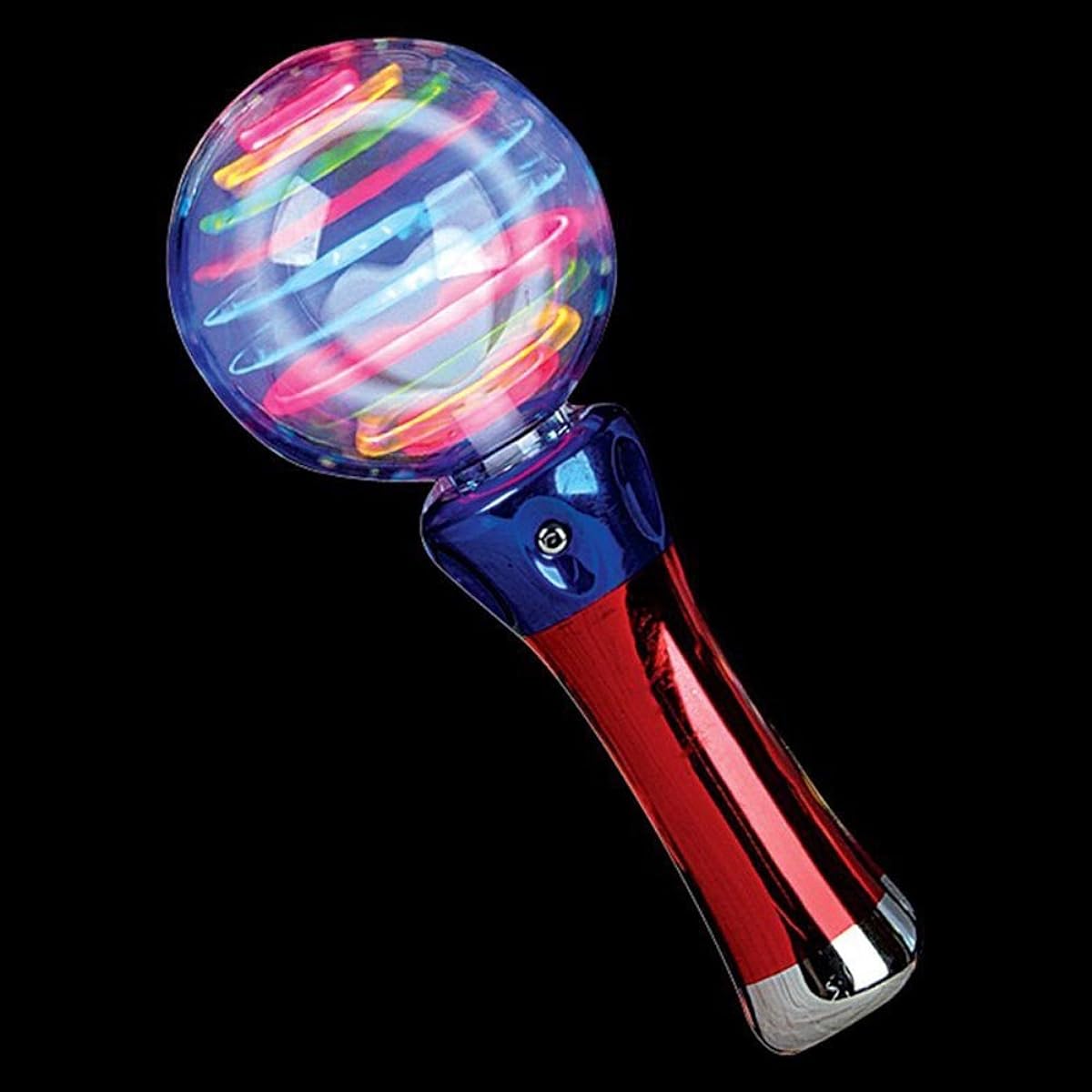 Flashing Panda Meteor Storm LED Pattern Changing Spinner Wands, Set of 12