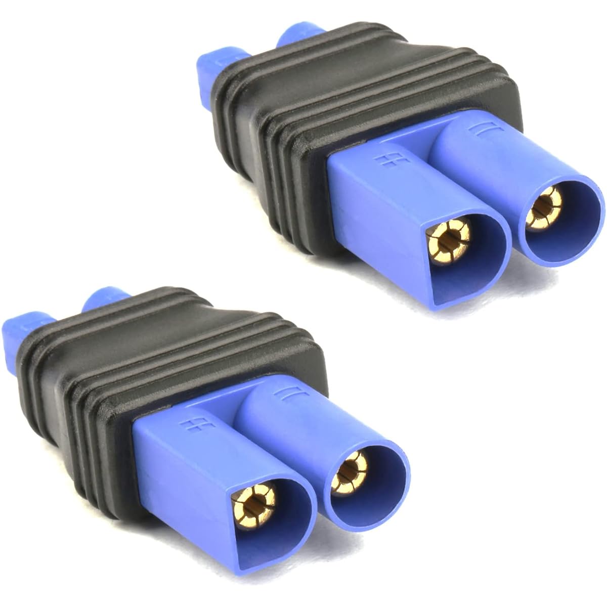 WOODGUILIN 2pcs EC5 Male Plug to EC3 Female Connector Plug Adapter for RC Lipo Battery Ec5 Plug to Ec3 Connection (E102-2)