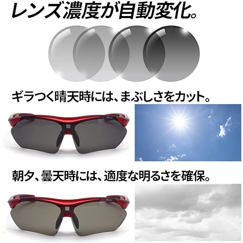 [Elesse] Sunglasses Men's Polarized Sunglasses Dimmable Sunglasses Polarized Dimmable Sunglasses ES-7001HTN