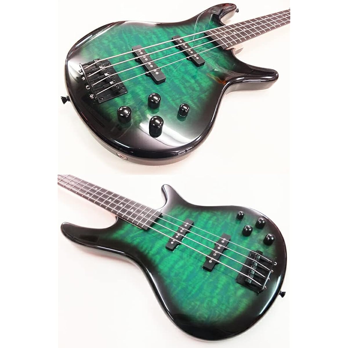 Ibanez GSR280QA TMS 4-string electric bass guitar for beginners, basic 8-piece set