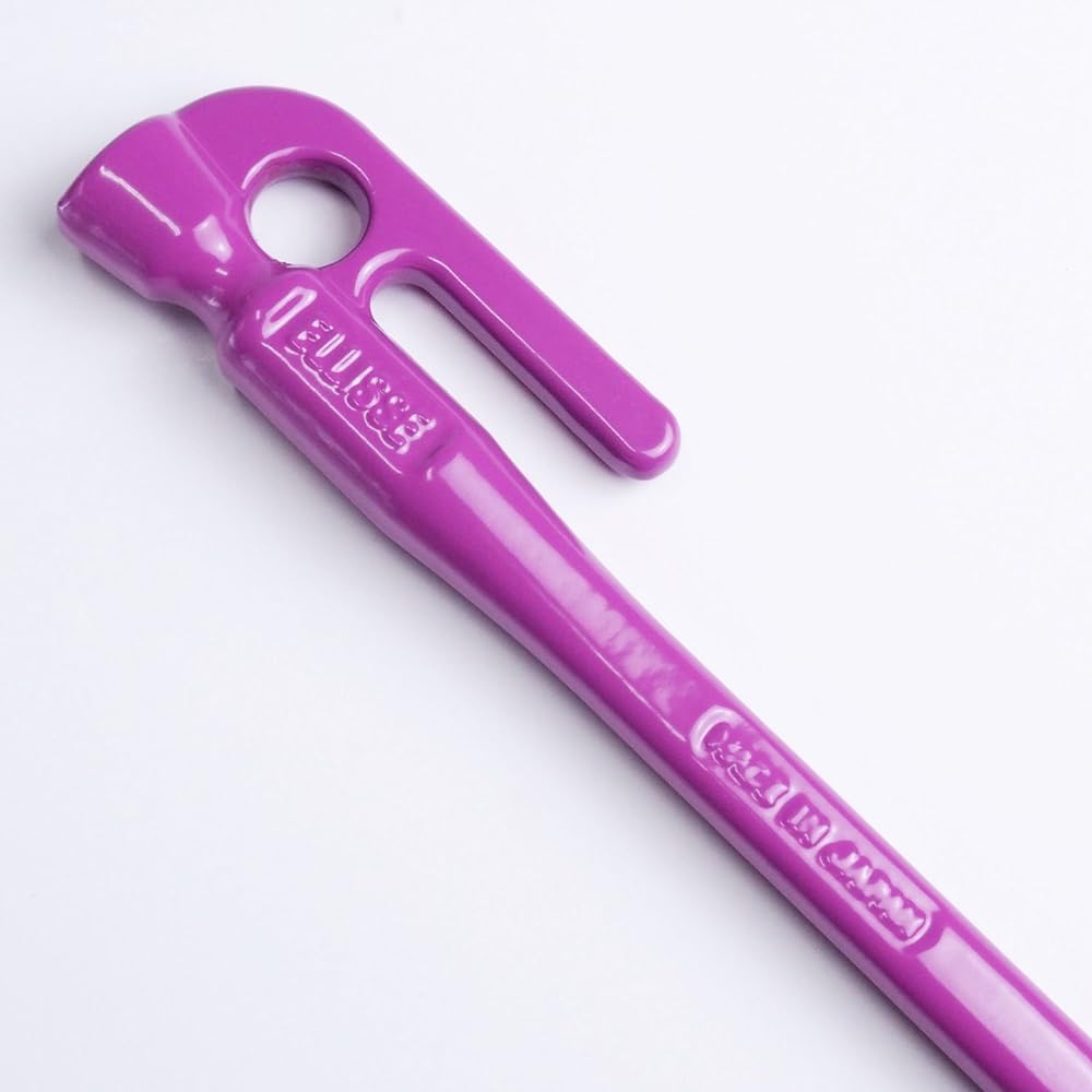 ELLISSE [Limited Color] Forged Peg Elisse Stake 28cm Purple Powder Coating Set of 8 MK-280PU MADE IN JAPAN