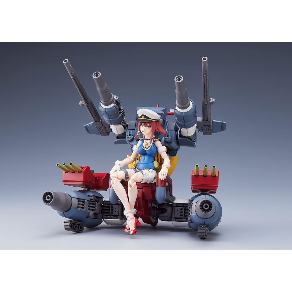 Aoshima Bunka Kyozaisha New Combined Series Combined Musashi Height approx. 175mm Jinguji Nagisa Bundled Set Color-coded Plastic Model GR-03