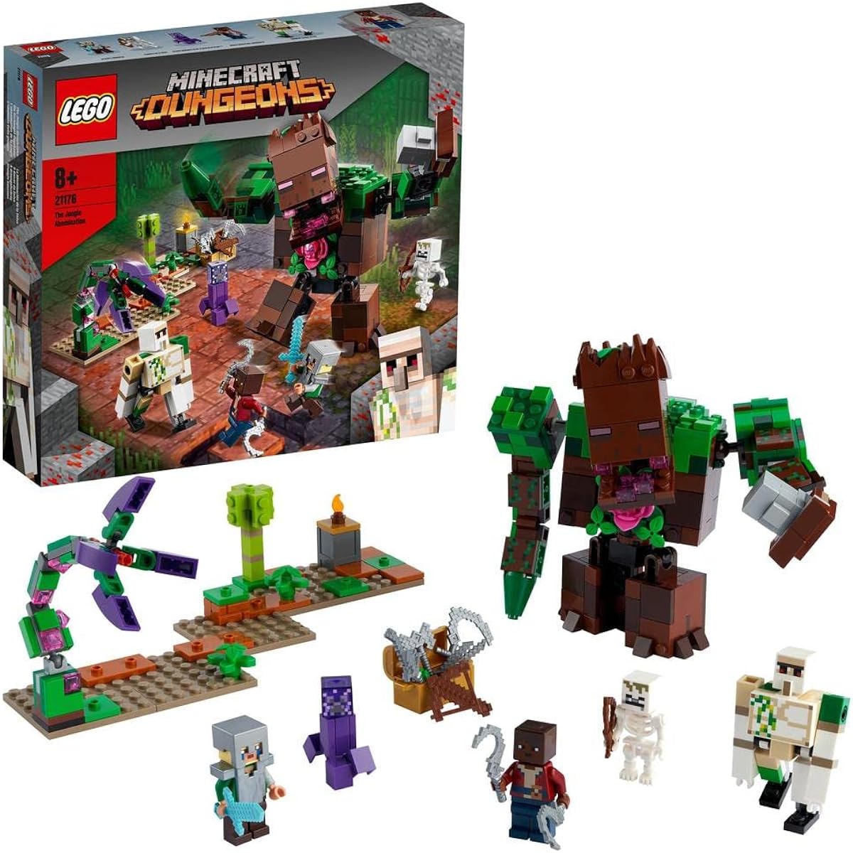 LEGO Minecraft Jungle Monsters 21176 Toys Blocks Gifts Video Games Boys Girls Ages 8 and up