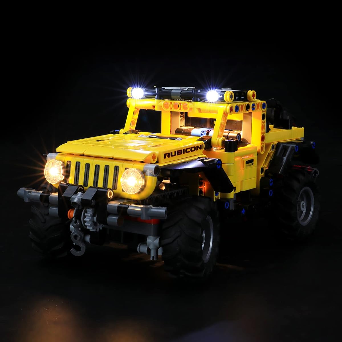 BRIKSMAX LED Light Kit for Technic Jeep Wrangler - Compatible with Lego 42122 (LEGO Set Not Included)