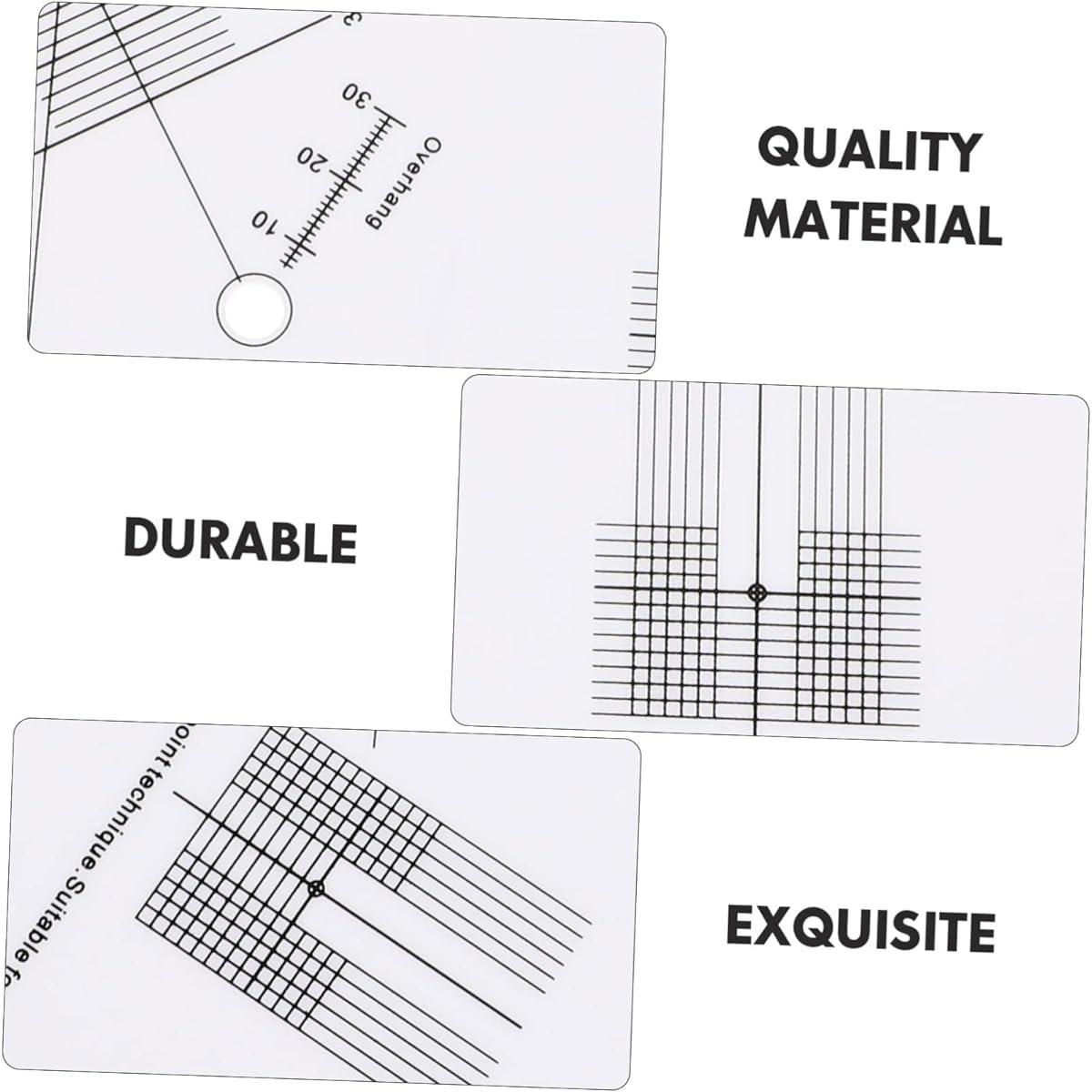 FOMIYES 5pcs Turntable Calibration Discs Vinyl Vinyl Record Sleeves Vinyl Record Album Vinyl Recorder Accessories Cartridge Alignment Gauge Record