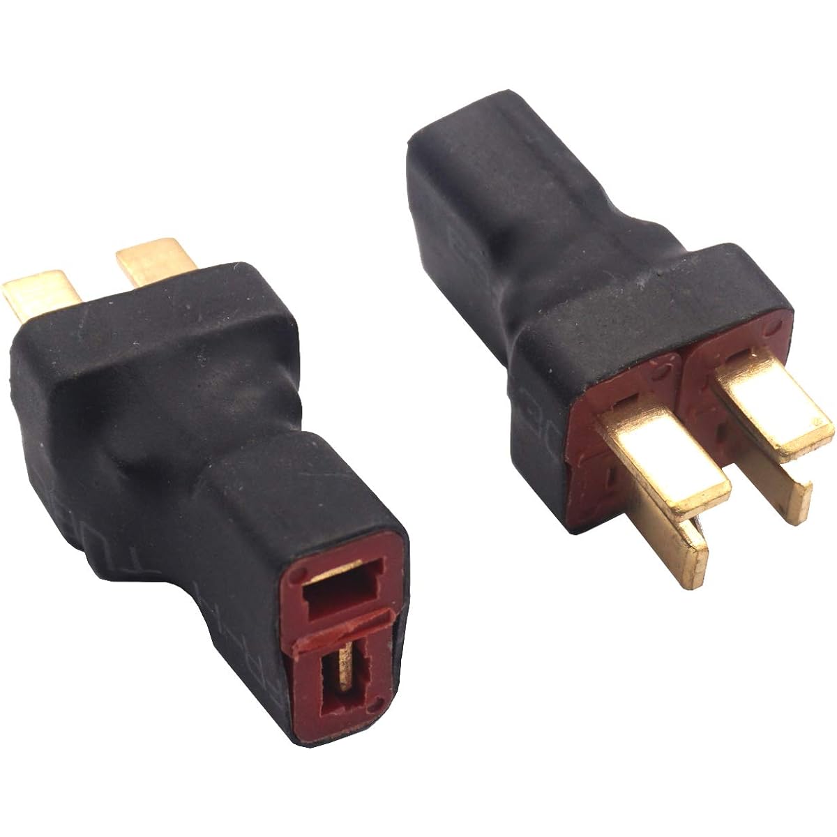 Mirthobby RC No Wire Deans Parallel Connector 3pcs Female 1pc Deans T Plug Adapter for RC Quadcopter/Airplane/Car/LiPo Battery