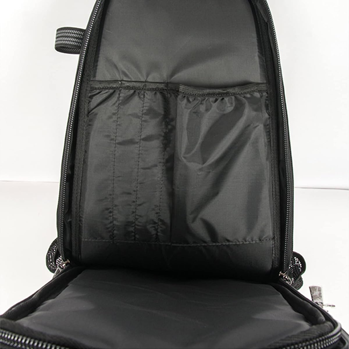 Violin Case Carbon Fiber PC Hard Shell Fits 4/4 Full Size - Violin Backpack with Hygrometer Violin Music Bag,Gold-1/4