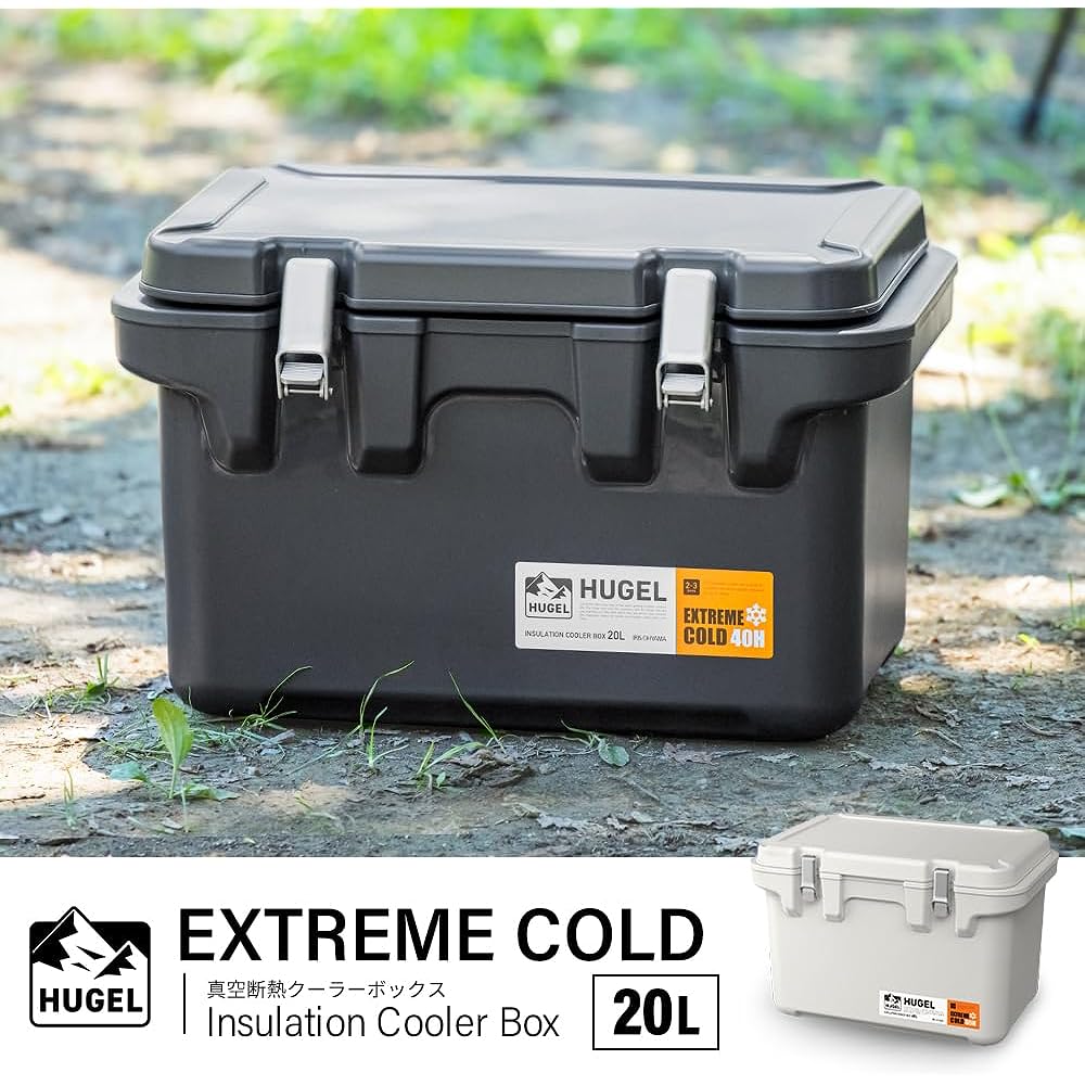[Set purchase] Iris Ohyama [Camping 2-piece set] Cooler box (with ice pack) & BBQ stove