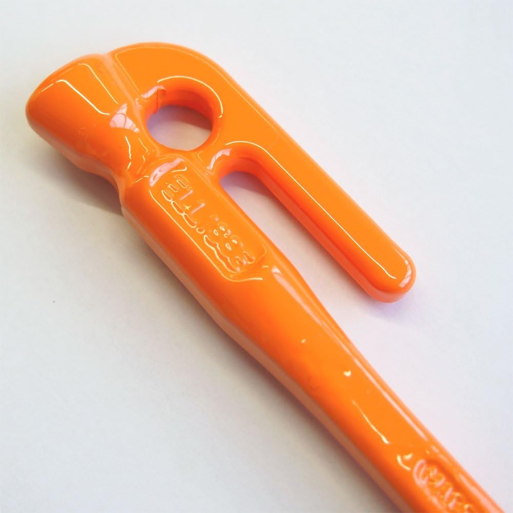 ELLISSE Forged Peg Elisse Stake 28cm Orange Powder Baked Paint MK-280OR MADE IN JAPAN (Set of 8)