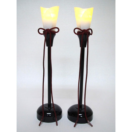 Parts sold Cordless lantern "Candlestick (oil lamp)" Yukido (LED) Hina doll tool Compact (27cm)