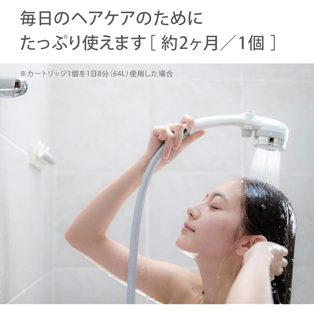 Takagi Shower Head, Water Purification Shower, Comfortable Water Purification Shower Pita, Chlorine Removal, Water Saving, Hand Water Stop JSB222