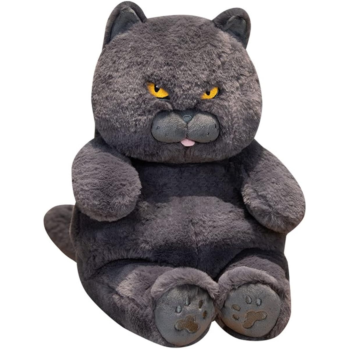 Plush toy, cat, body pillow, British shorthair, doll, soft to the touch, large, fun, nap pillow, soft, Children's Day, back support, sleeping together, celebration, Christmas, present, cute, sewn, fluffy, 80cm, soft, soothing, blue, Shichi-Go-San, gift
