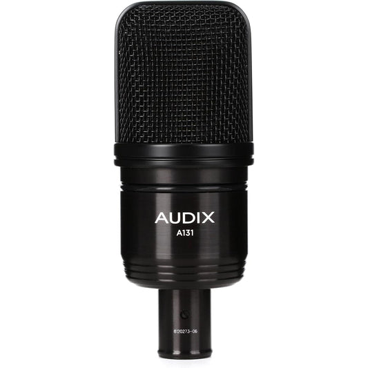 AUDIX A131 Instrument Recording Guitar Amplifier Drum Overhead Video Streaming Studio Large Diaphragm Condenser Microphone Unidirectional Black