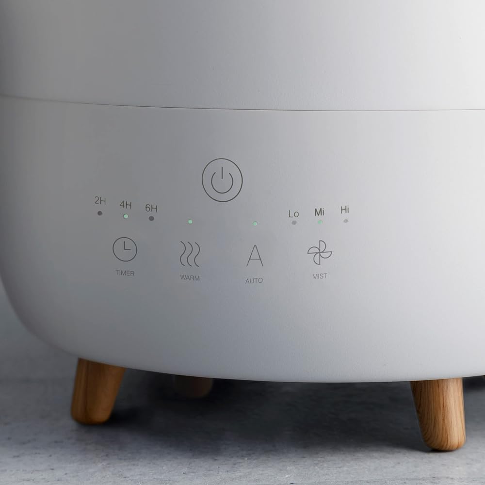 Three Up Hybrid Humidifier 3.5L Maximum Humidification Volume 350ml/h 10 Tatami Fogmis White HB-T2153WH [Product with 1 year manufacturer's warranty limited to authorized distributors]