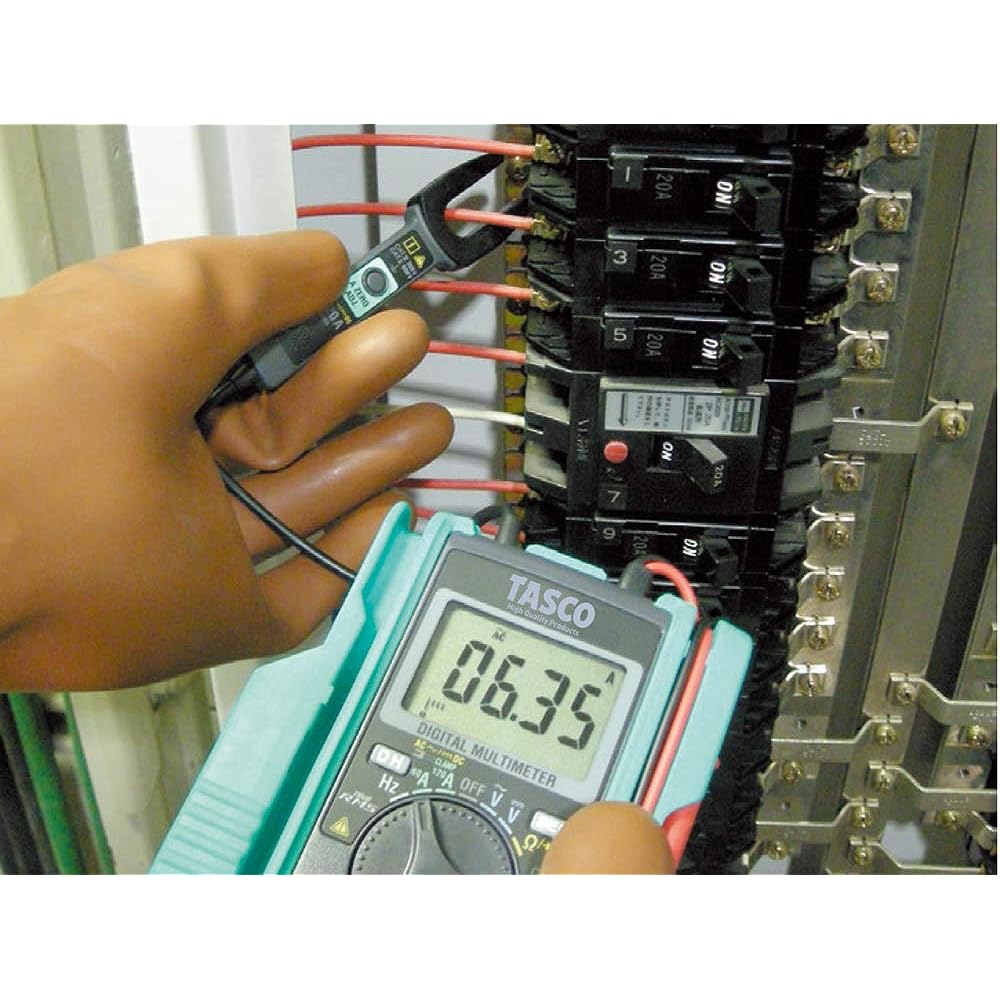 Ichinen TASCO Clamp Meter Digital Multimeter with AC/DC Clamp TA452TM