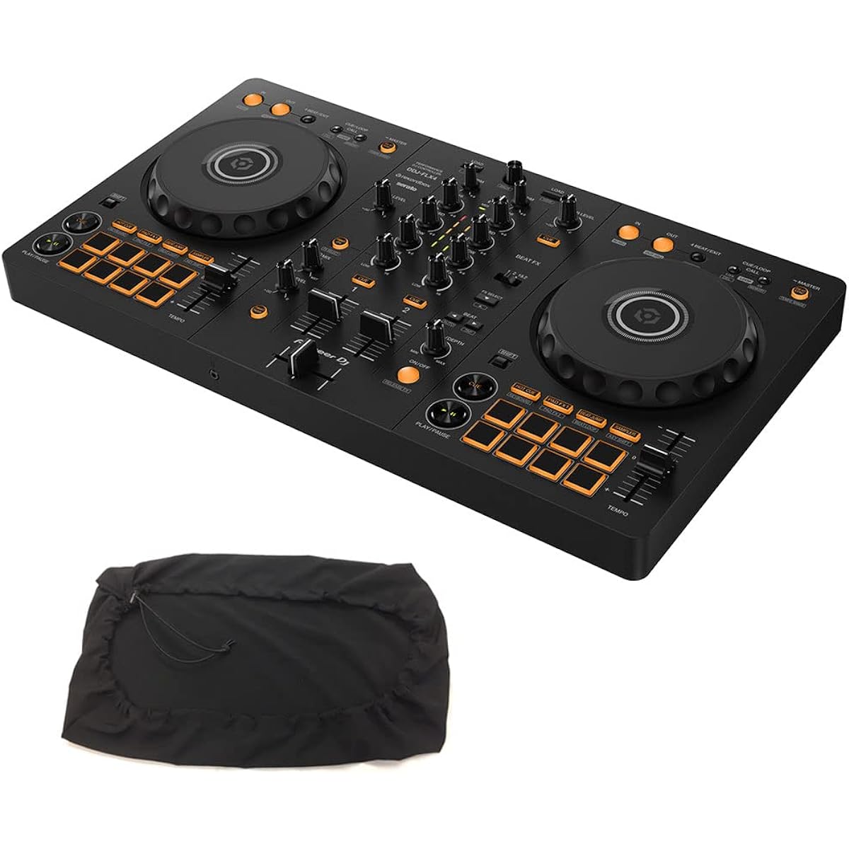 Pioneer DJ controller DDJ-FLX4 + dust cover set《Rekordbox/Serato DJ Lite compatible》[DDJ-400 successor model]