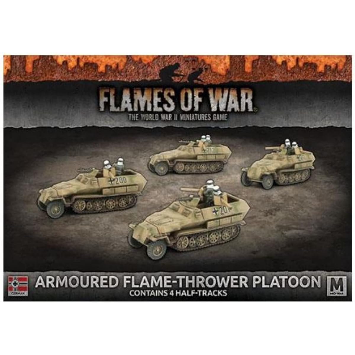 Flames of War: Mid War: Germany: Armored Flame Thrower Platoon (GBX125)