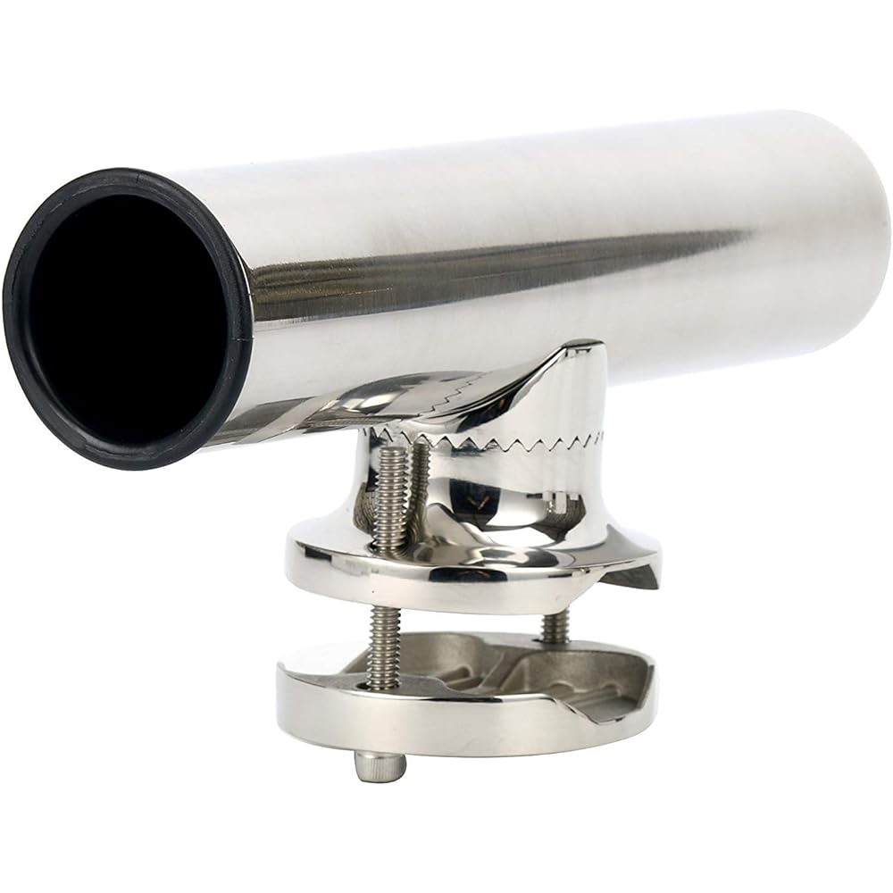Amarine made Rod Holder Boat Rod Holder Stainless Steel Rod Holder Angle Adjustable Hex Wrench Included 32~50mm