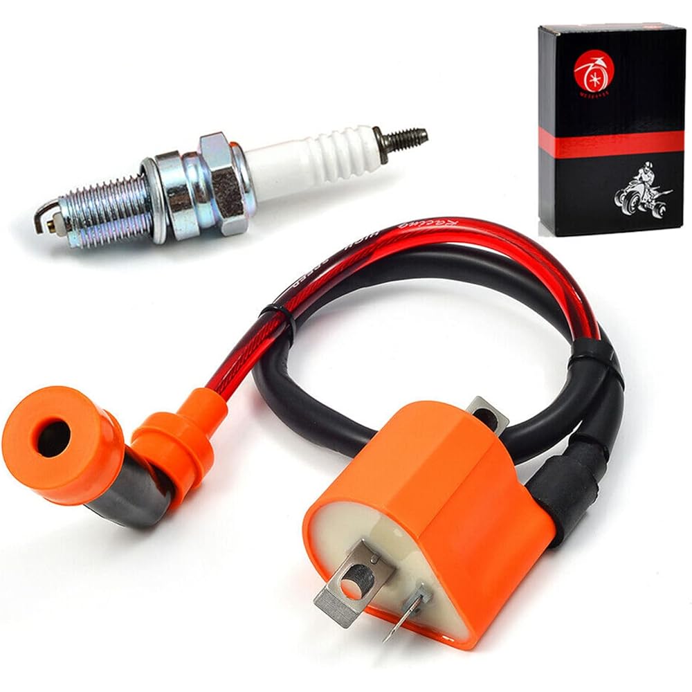 CDI Box & Ignition Coil Spark Plug for Yamaha Warrior 350 1997 1998 1999 2000 2001 348cc 3GD-85540-40-00