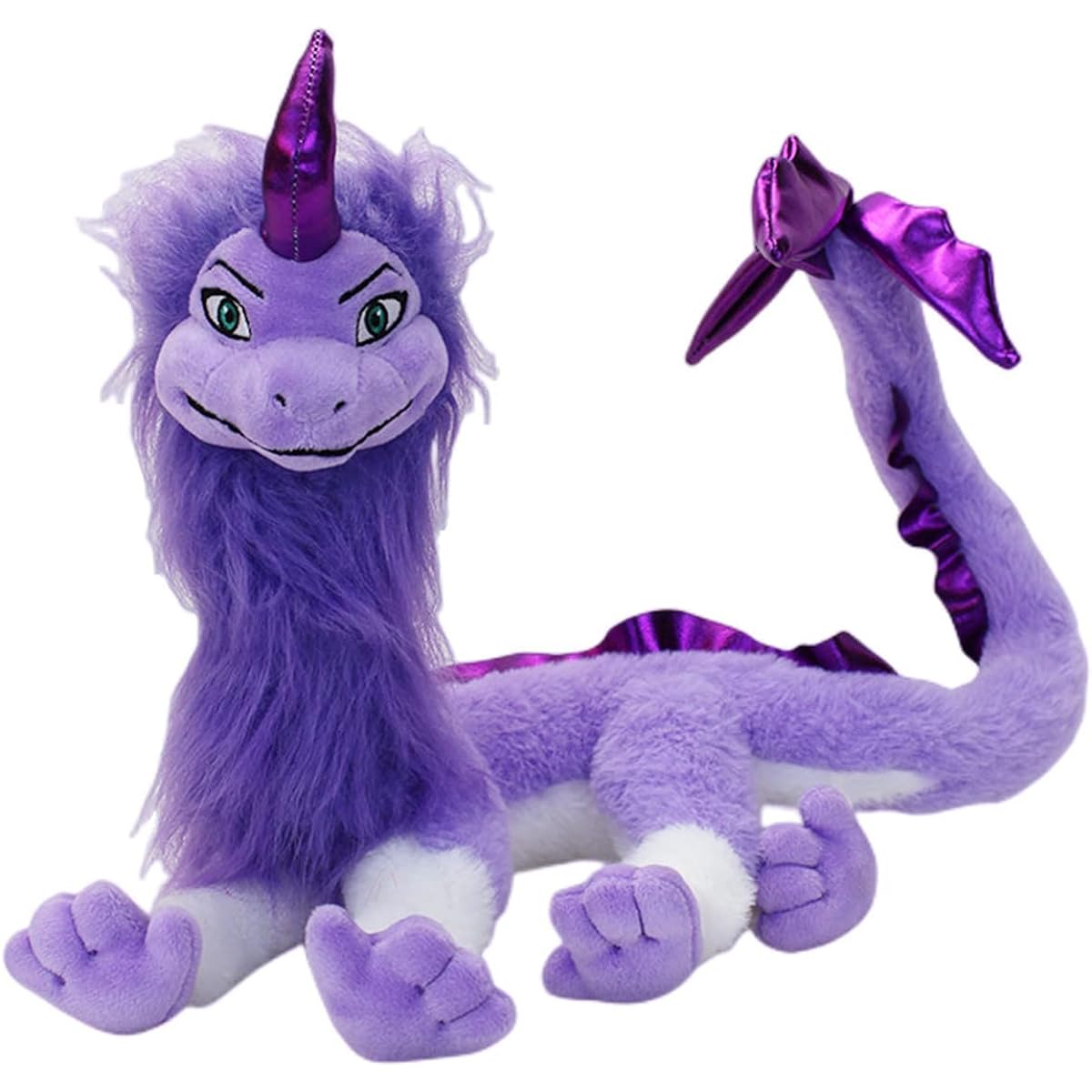 Cpstbw Cute Dragon Plush Toy, Colorful Dragon Stuffed Animals for Kids Gift 27.5 Inch (Purple)