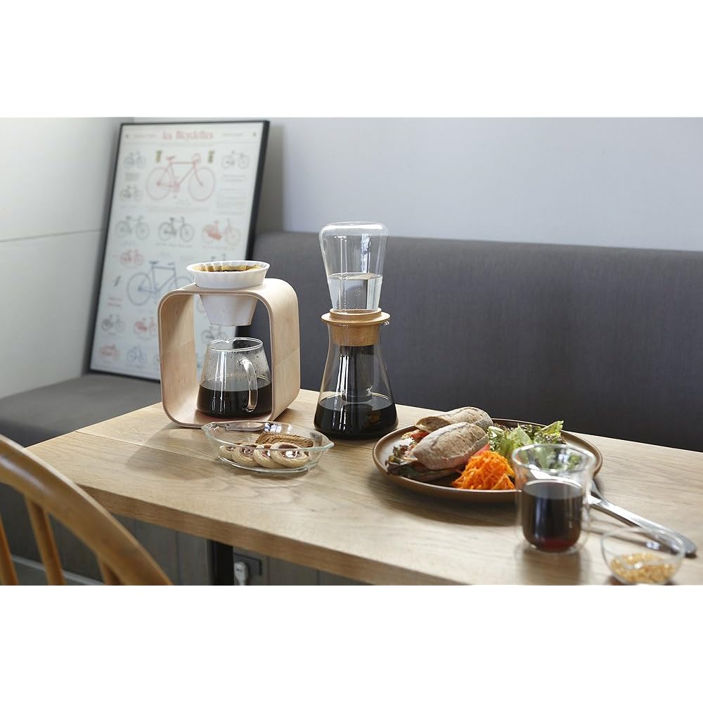 iwaki Heat-resistant Glass Coffee Server SNOWTOP Water Drip 440ml K8644-M