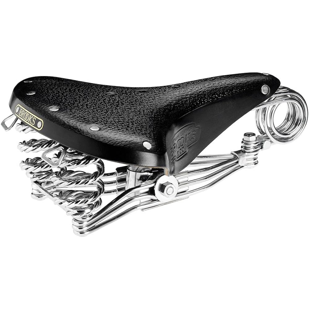 BROOKS (Brooks) Leather saddle Large spring model for city bikes B33 CHROME [Japanese genuine product/]