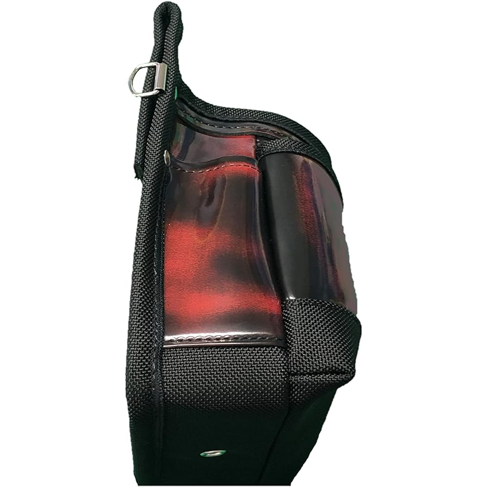 Knicks 2-way type advanced glass leather 2-tier waist bag ADV-201TB-R (ADV-201TB-RN)