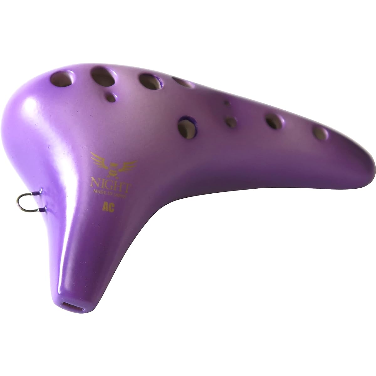 NIGHT Ocarina Night Tone (shirabe) Alto C Tone S-ACPB Kara (Pale Brown)