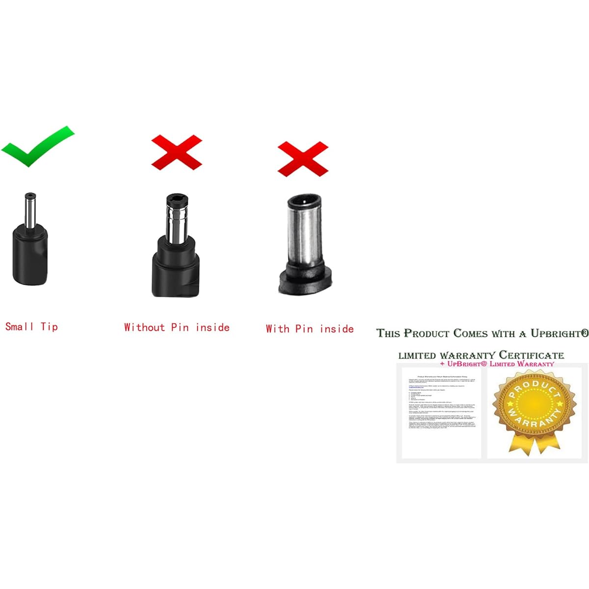 UpBright 5V AC/DC Adapter LiftMaster 828LM 828LG Garage Door Opener MyQ Internet Gateway Chamberlain CIGBU/C My Q Lift Master GEO061B-0505 GE0051B-0505 5VDC Power Charger
