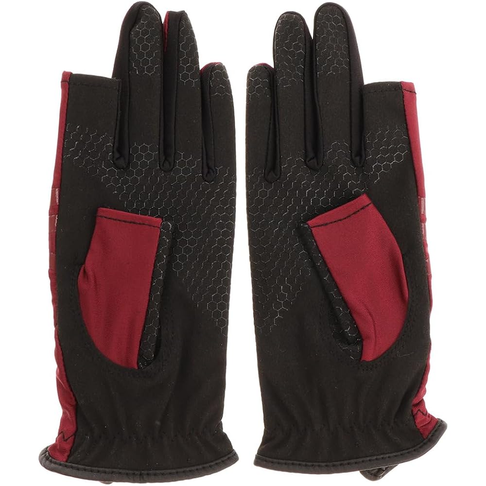 HATACHI Ground Golf Ultra Stretch Gloves Wine