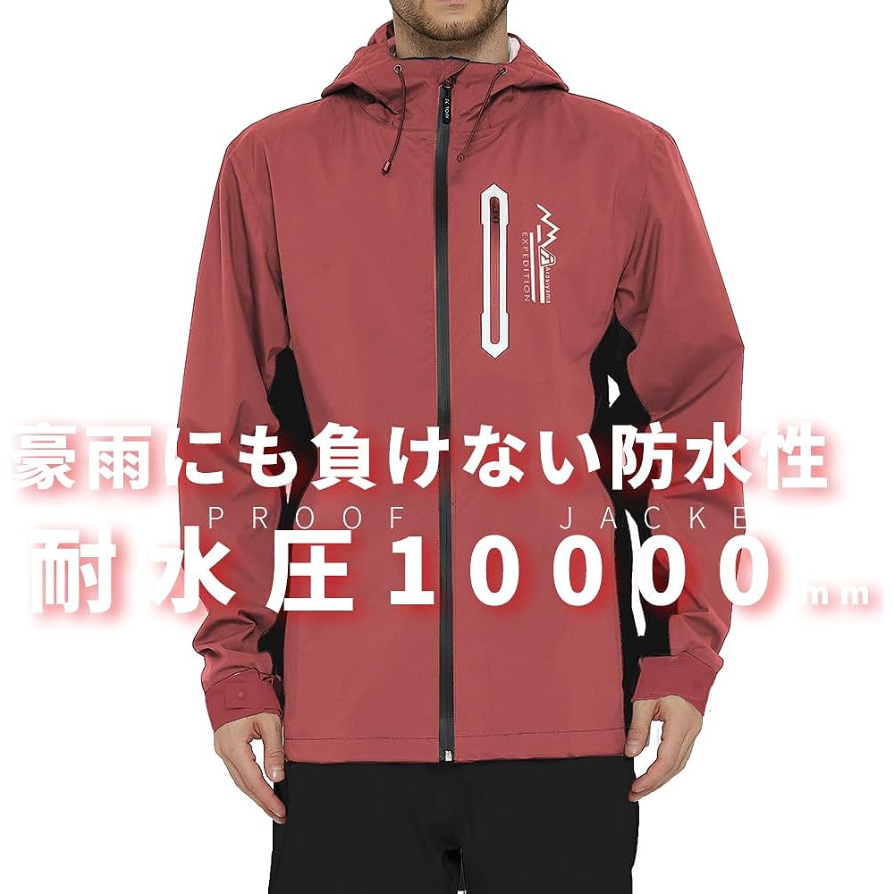 [Arashiyama] Men's Golf Rain Wear, Top and Bottom Set, Bike Coat, Rain Suit, Mountain Parka, Golf, Mountain Climbing, [Cold Protection, Waterproof, Windproof], Outdoor Windbreaker, Fishing, Bicycle, Commuting