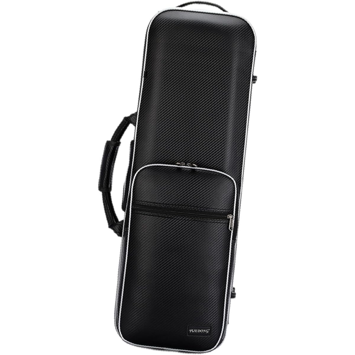 rockible Violin Case Violin Box Shockproof Storage Box PU Leather Violin Backpack Violin Hard Case, Strip